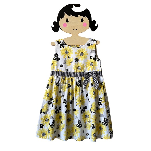 Babies R Us Sunflower Floral Shift Dress for Little Girls - Picture 1 of 7